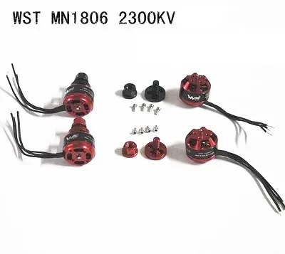 

New arrival 4pcs WST 1806 2300KV CW CCW Brushless Motor for RC FPV Multicopter 250mm Quadcopter QAV250