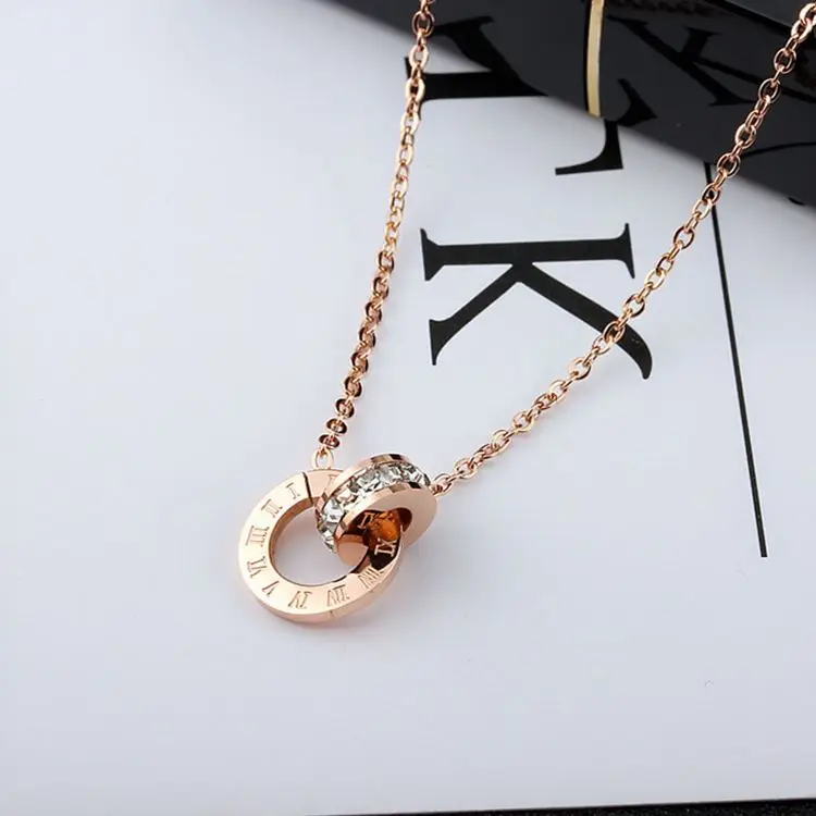 Модный бренд Женские Ювелирные изделия золото серебро цвет римские цифры