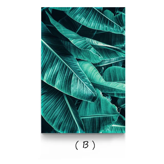Nordic-Framed-Green-Leaf-Canvas-Painting-Posters-Print-Decor-Wall-Art-Pictures-With-Frame-For-Living.jpg_640x640