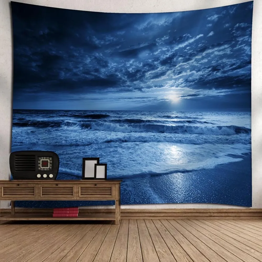 3D печать лесной гобелен красивый пейзаж много деревьев большой гобелен настенный Печатный домашний декор гобелен
