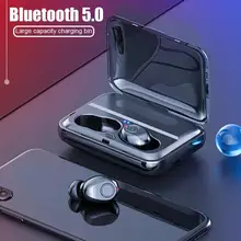 Kuulee TWS Bluetooth Headphones V5 0 Wireless Headphones HIFI Earbuds Stereo Bass Headset Earphone with Charging Box Mic
