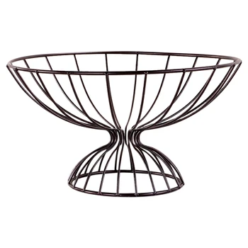

European Style Wrought Iron Fruit Basket Stylish Fruit Bowl Living Room Kitchen Rack Basket