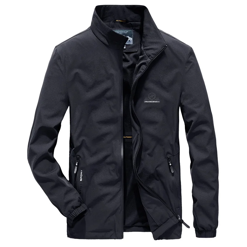 NXH весна эластичный тонкий jaket для мужчин плюс размеры уличная стенд мужской легкая куртка водостойкие ветрозащитное пальт