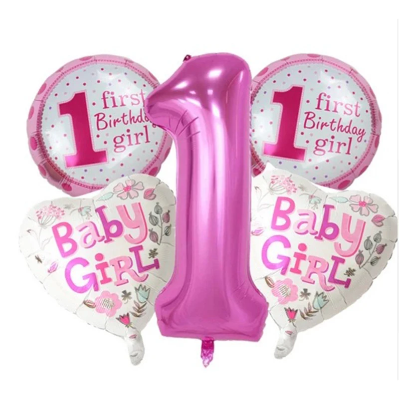 Set Baby Shower 5pcs Its A Boy//Girl Letters Foil Balloon Decorative Inflatable