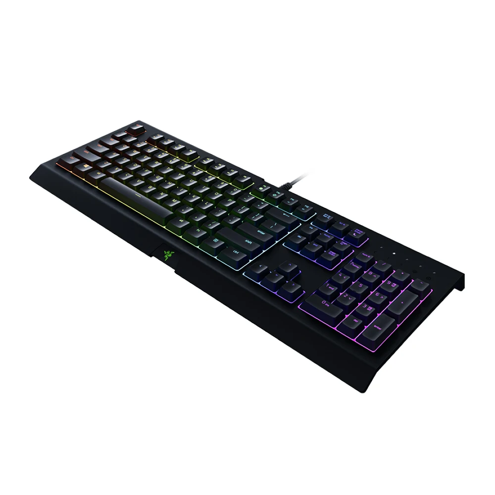 Игровая мембранная клавиатура razer Cynosa Chroma с RGB подсветкой, клавиатура для игры, полностью программируемые клавиши, 104 клавиш, защита от проливания