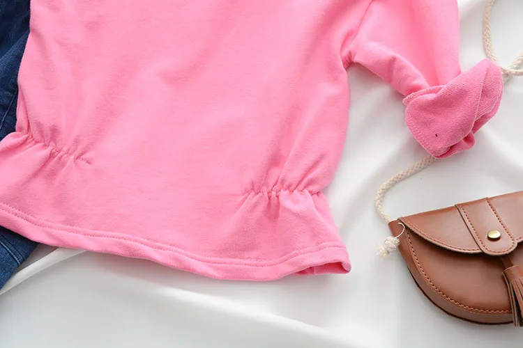 Children Sweatshirt Autumn Girls Shirt Long Sleeve T-shirt For Girls Fashion Colorful Pompoms Kids Clothes Brands Baby Girl Tops (13)
