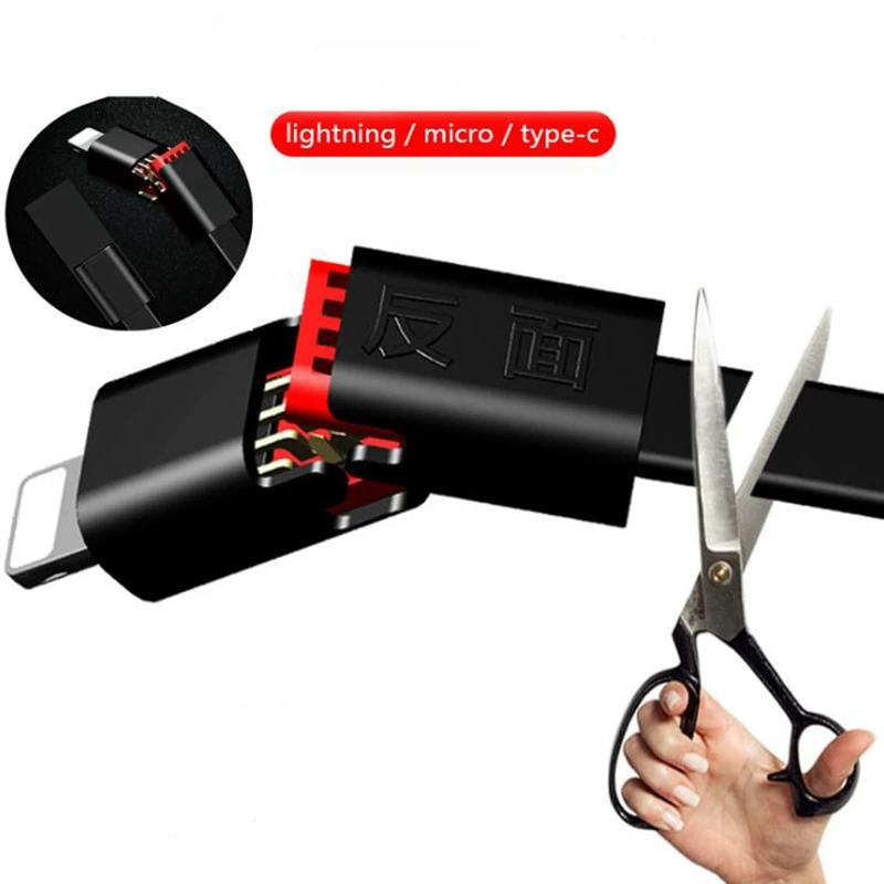 Renewable repair data line piercing line for Android