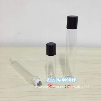 

5ML Glass Refillable Bottle Roll on Ball Glass Bottle for Essential Oil Glass Bottle Roll On Empty Essential Oil Bottle 50pcs