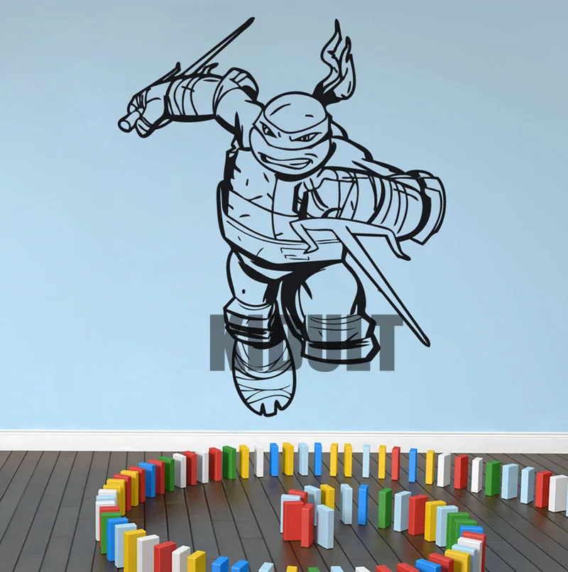 NINJA TURTLES Raphael vinyl wall art stickerin Wall Stickers from Home