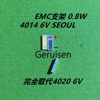 

4000PCS/Lot SEOUL SMD LED 4014 6V 1W Cool White Replace 4020 For TV Backlight