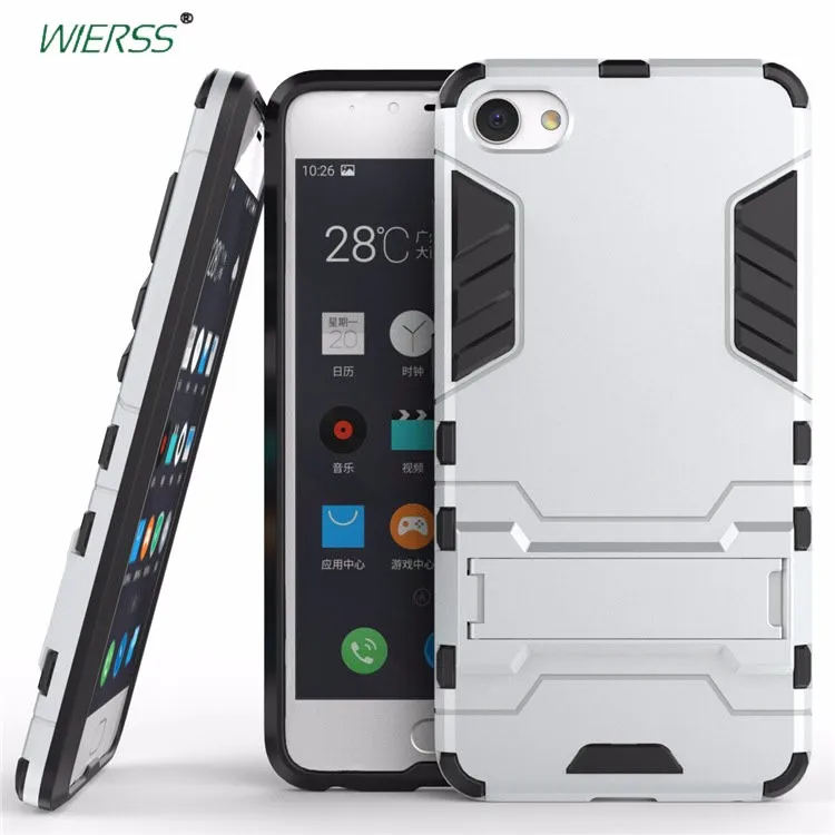 meizu phone case with stones black 3D Shockproof Stand Case for Meizu m6 note Combo Armor CASE Case Cover meizu phone case with stones craft