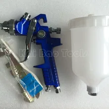 Воздушный распылитель HVLP гравитационный корм 600 мл насадка для чашки 1,4 пневматический распылитель пневматический пистолет для нанесения покрытия(KB-SGE33