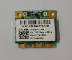 SSEA Новый Atheros AR9285 AR5B195 DW1702 802,11 b/g/n Половина мини PCI-E WLAN BlueTooth карты для DELL 14R 15R N4010 N5010