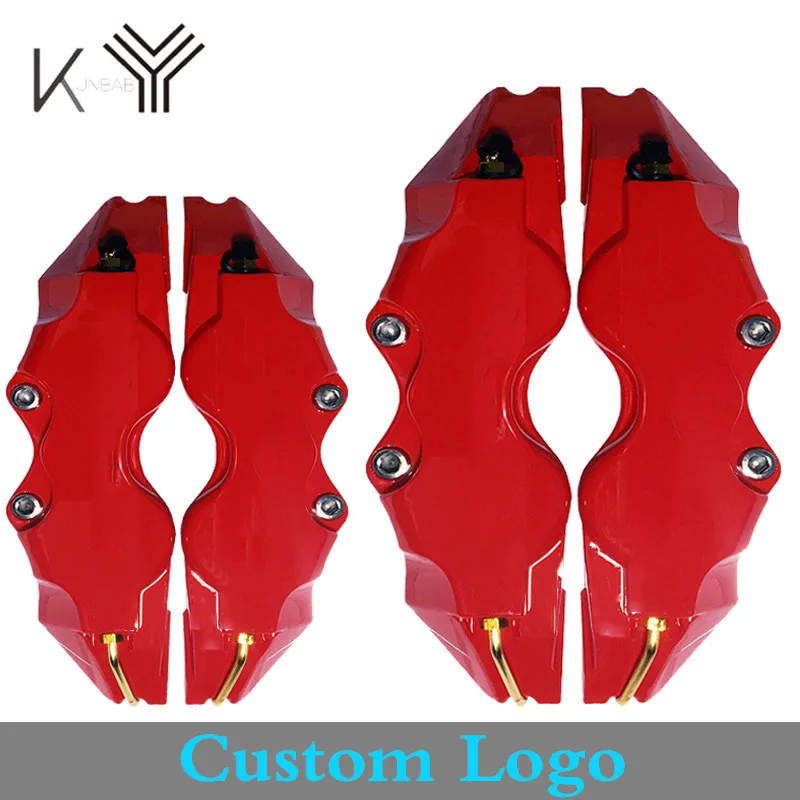 

1Set/4pcs Red Blue Size LM Car Styling Disc Brake Caliper Cover Custom Logo Front Rear for AUDI Nissan Bmw Mercedes Mazda