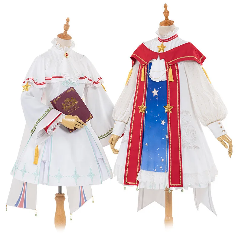 

2019 Japanese Anime Card Captor KINOMOTO SAKURA Dress Lolita singing poems in the name of stars Cosplay Costume