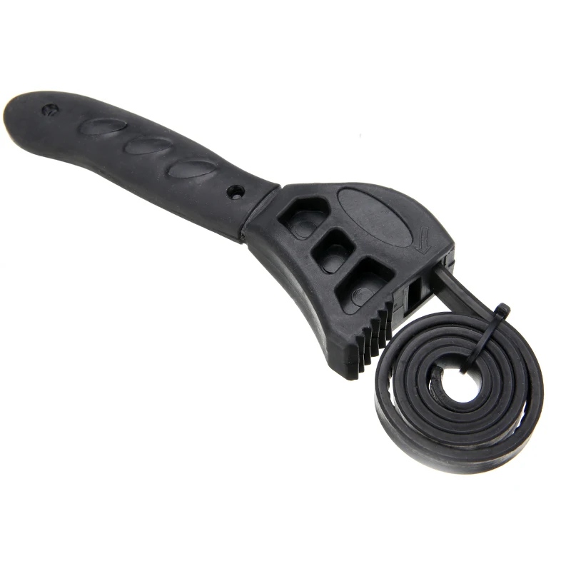 500mm Universal Wrench Rubber Strap Wrench Adjustable Spanner Opener Car Repair Tools Black Hand Tool