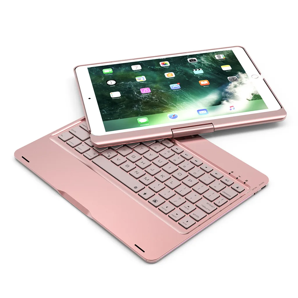 Топ Флип-клавиатура для iPad Air/Pro 10,5 чехол 360 ° Bluetooth Подсветка клавиатура чехол для iPad Air/Pro 10,5 Чехол# D3
