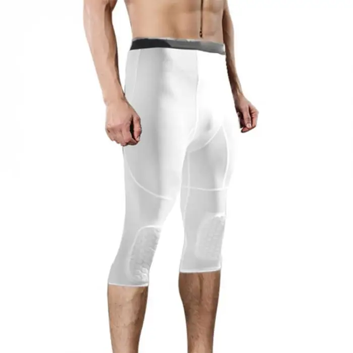 Men Compression Leggings Pants Quick Drying Breathable for Outdooe Fitness Sports GDD99