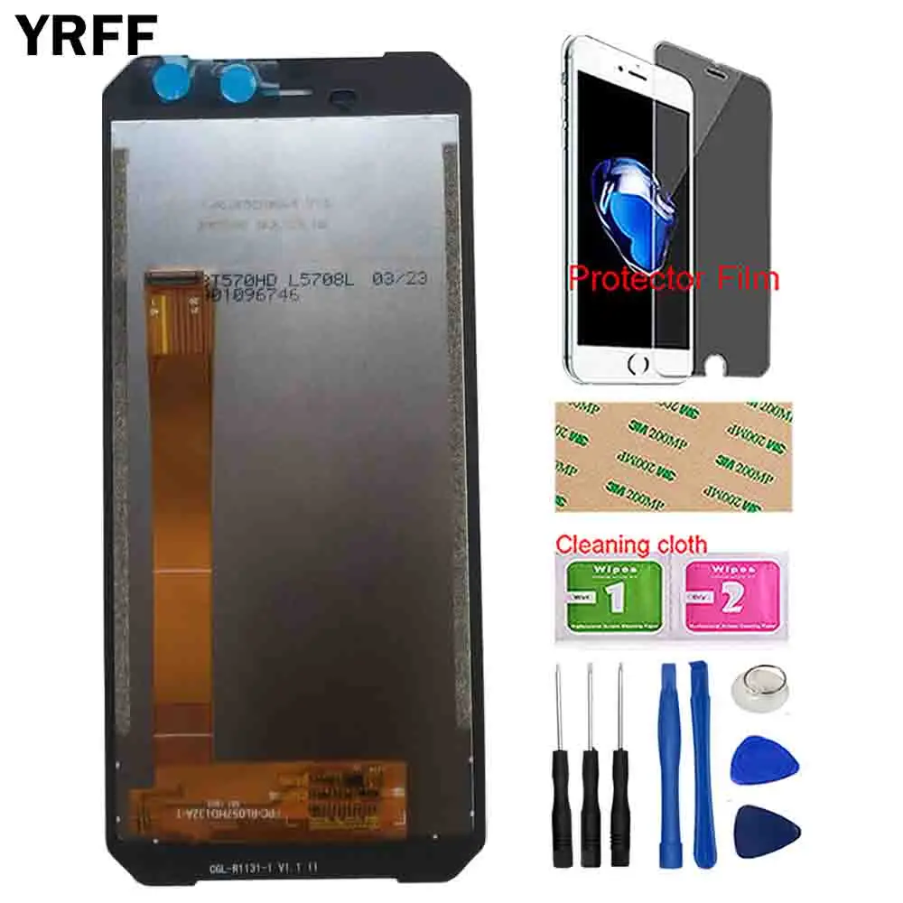 Мобильный ЖК дисплей YRFF для Leagoo Xrover C сенсорный экран переднее стекло датчик