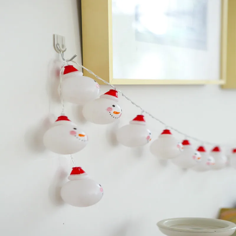Оригинальный Санта-Клаус Праздничная лампа освещение украшение ночник батарея 1,5 м теплый белый светодио дный светодиодный мерцающий свет