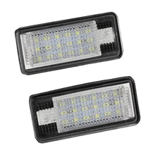 2x18 светодиодный номерной знак света лампы для Audi A3 S3 A4 S4 B6 A6 S6 A8 S8 Q7 2x18 светодиодный номерной знак света лампы для Audi A3 S3 A4 S4 B6 A6 S6 A8 S8 Q7