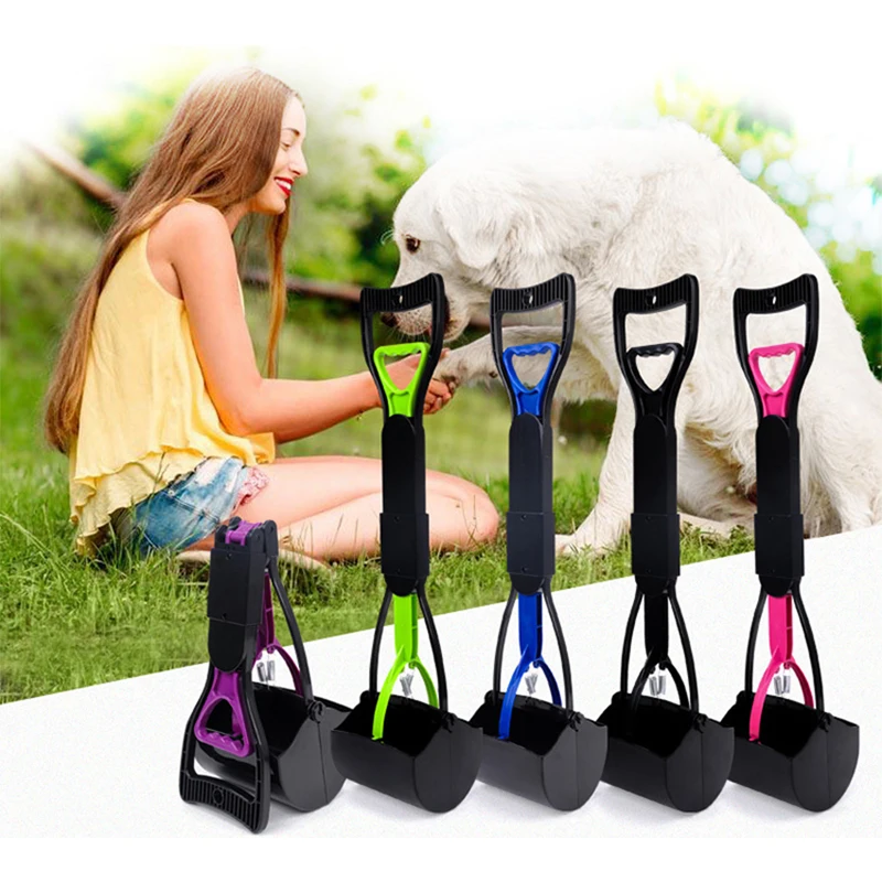 

Foldable Pets Waste Picker Long Handle Dog Cat Pooper Scooper Cleaner Pet Poop Waste Scoop Cleaning Tools