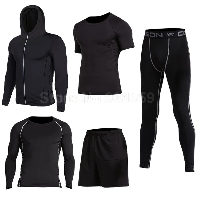 Aliexpress.com : Buy 2018 Running Suits Men Sports Suits Men Running ...