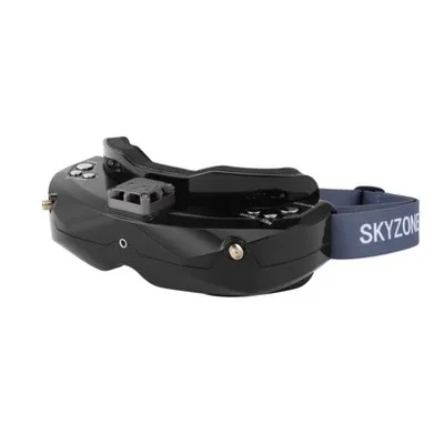 SKYZONE SKY02X 5,8 ГГц 48CH FPV очки Поддержка 2D/3D HDMI для отслеживания головы с вентилятором DVR камера для RC Самолет гоночный FPV Дрон - Цвет: Черный