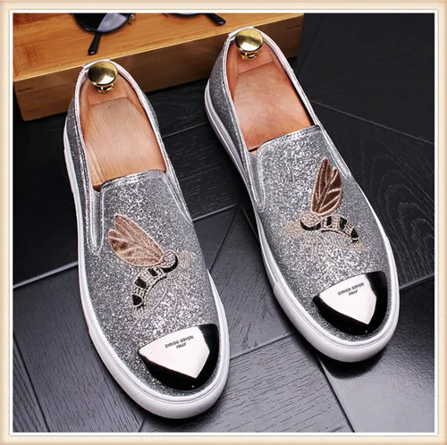 C Новое поступление; мокасины; homme; обувь без шнуровки; chaussure homme Cuir; модная Роскошная обувь; 3#15/15f50 - Цвет: C