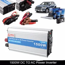 USB 1500W 1000W Watt DC 12V to AC 220V Portable Car Power Inverter Charger Converter Adapter Modified Sine Wave