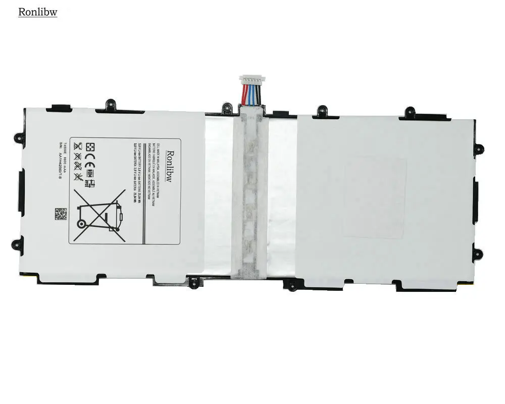 For Samsung Galaxy Tab 3 10.1 Battery Replacement P5200 P5210 T4500e 6800mAh