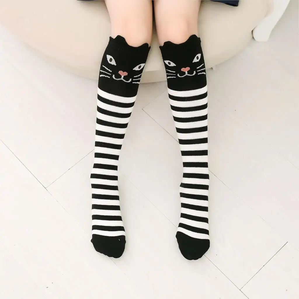 Cartoon-Cute-Children-Socks-Print-Animal-Cotton-Baby-Kids-Socks-Knee-High-Long-Fox-Socks-For-Toddler-Girl-Clothing-Accessories-4