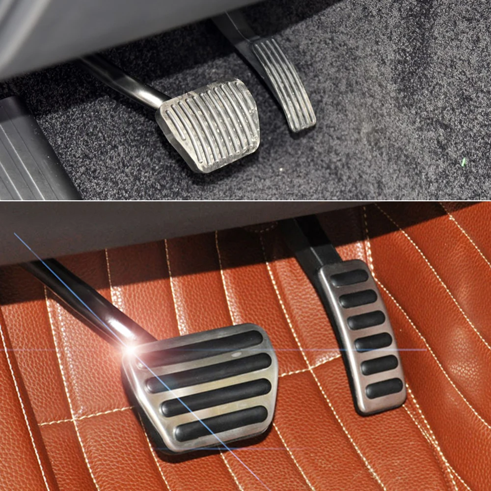 Non-Slip для Ленд Ровер Range Rover Sport(Land Rover Range Rover Discovery L405 L494 L462 Сталь газа тормоза педаль акселератора крышка Накладка аксессуары