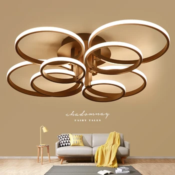 

Modern led chandelier with remote control acrylic lights For Living Room Bedroom Home Chandelier ceiling Fixtures Free Shipping