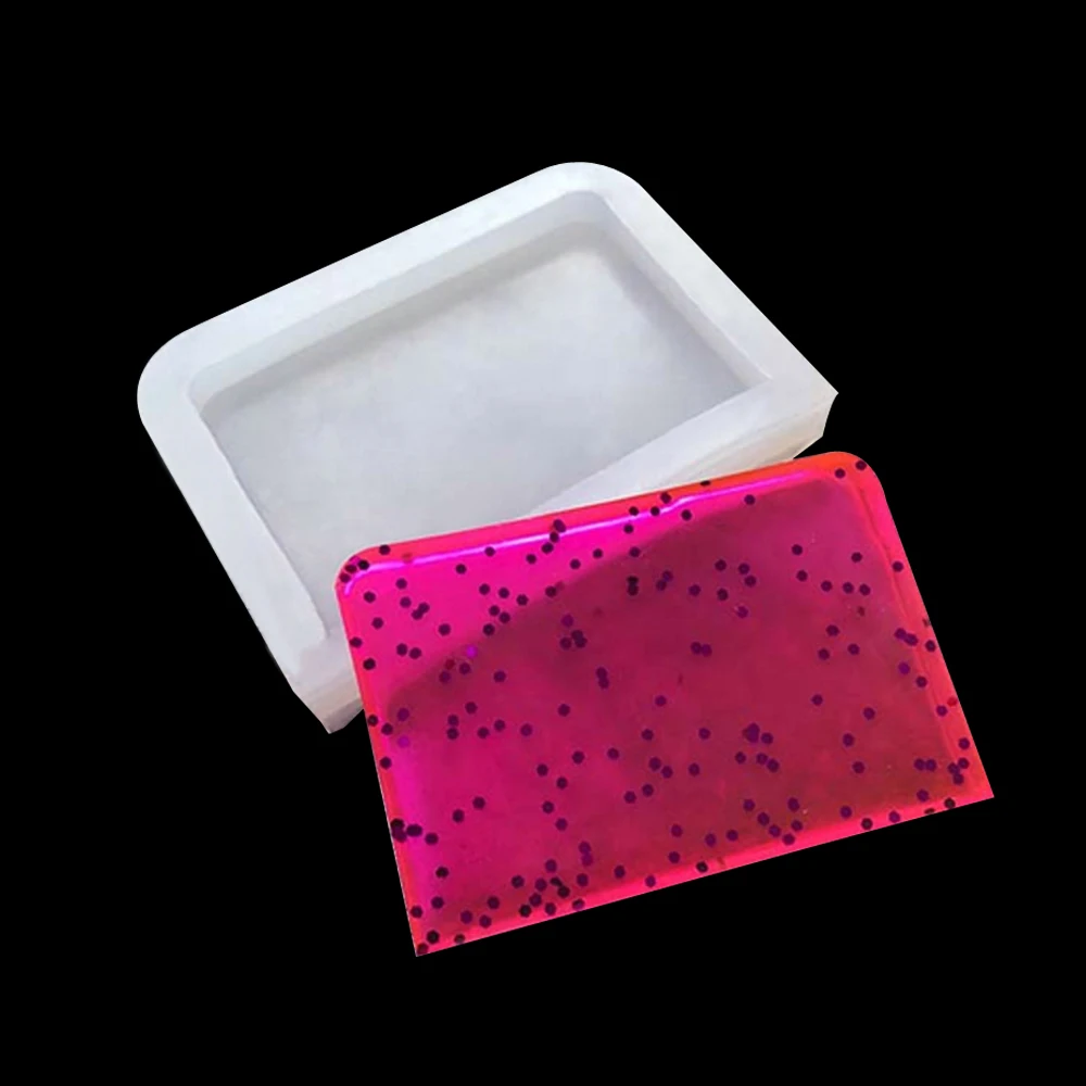 Platen Crystal Beads Casting Molds Clear Epoxy Silicone Resin Liquid