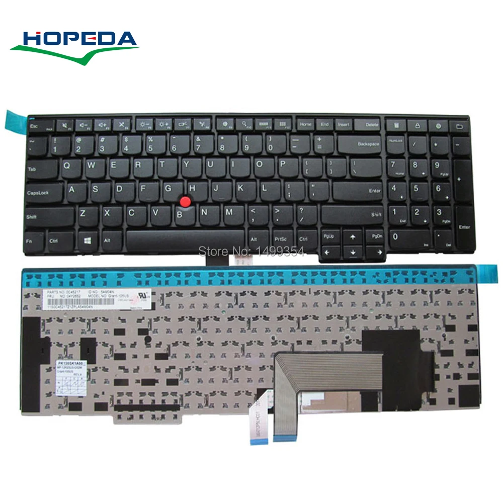 Новая клавиатура для ноутбука Lenovo Thinkpad E531 W540 E540 L540 T540p T540 T550 W550 замена