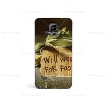 Food Frogs Funny Work Plastic Protective Shell Skin Bag Case For Samsung Galaxy s3 s5 s6 mini s4 Cases Hard Back Cover