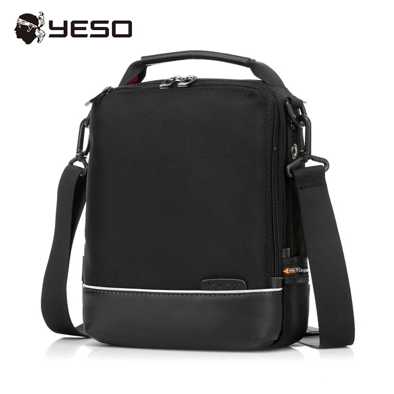 

YESO Brand Men Messenger Bag 2017 Spring Fashion Casual Business Handbag Shoulder Crossbody Bags Oxford Black Messenger Bag