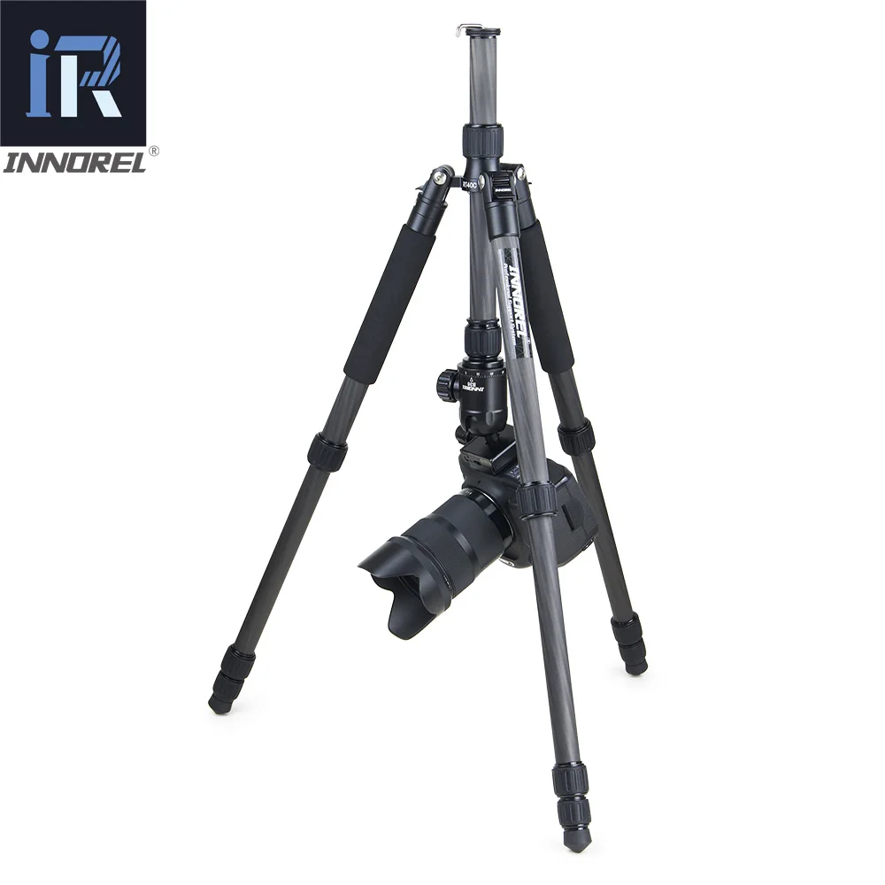 RT40C Professional Carbon Fiber tripod for digital dslr camera light weight stand high quality trip