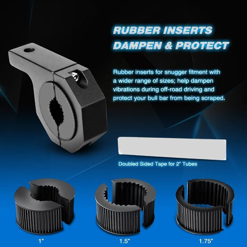 

Hot LED Light Bar Mounting Bracket Kit LED Off-road Light Horizontal Bar Tube Clamp BX