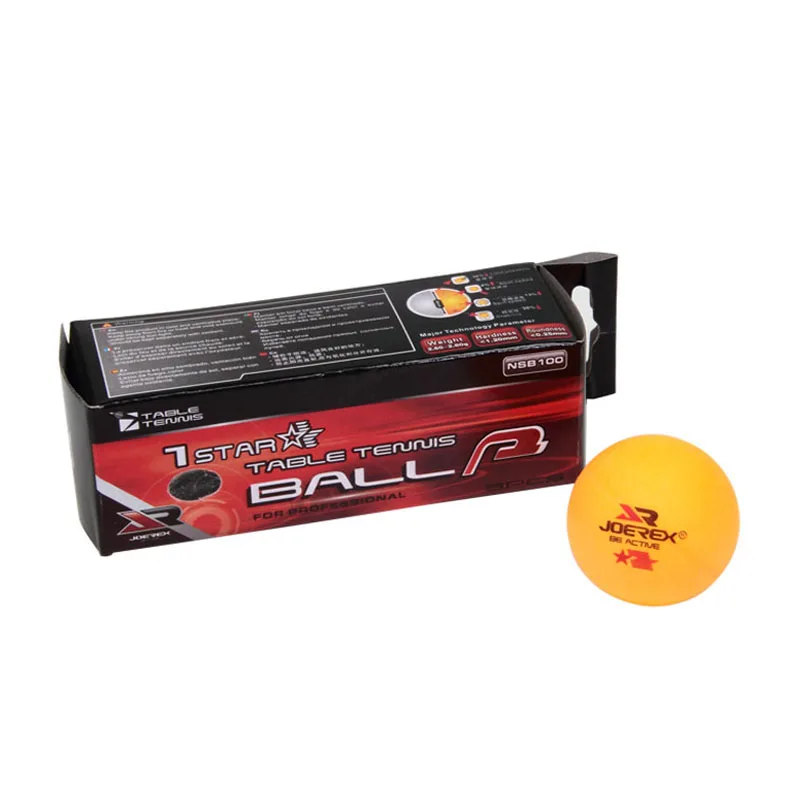 

JOEREX 3Pcs Low Pirce Table Tennis Ball 40mm Diameter 1 Star Ping Pong Balls for Competition Training Table tennis balls