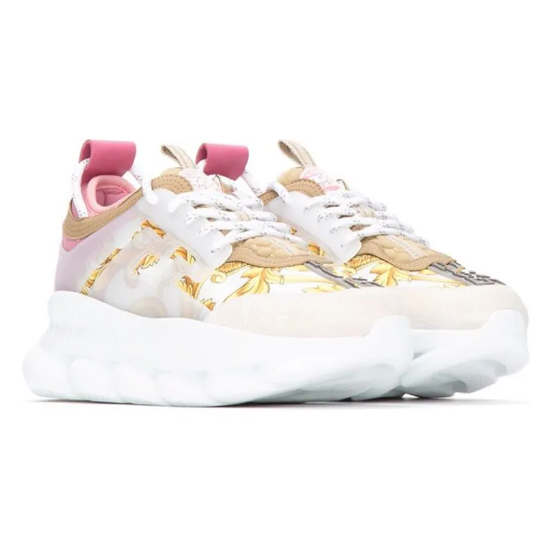 

Fashion brand Medusa Genuine Leather shoes 2018 Autumn casual shose Women's High Quality Sneakers