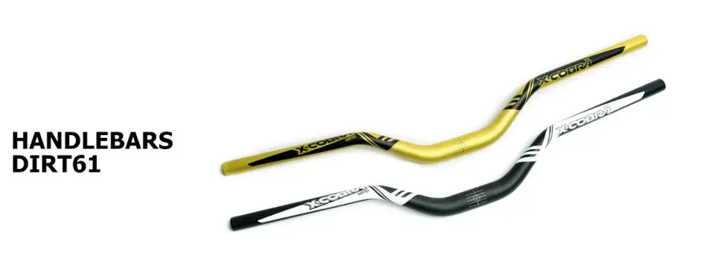 

x-cobra HANDLEBARSHANDLEBARS DIRT61 DJ 740mm 6061 aluminium 31.8mm Bicycle Parts