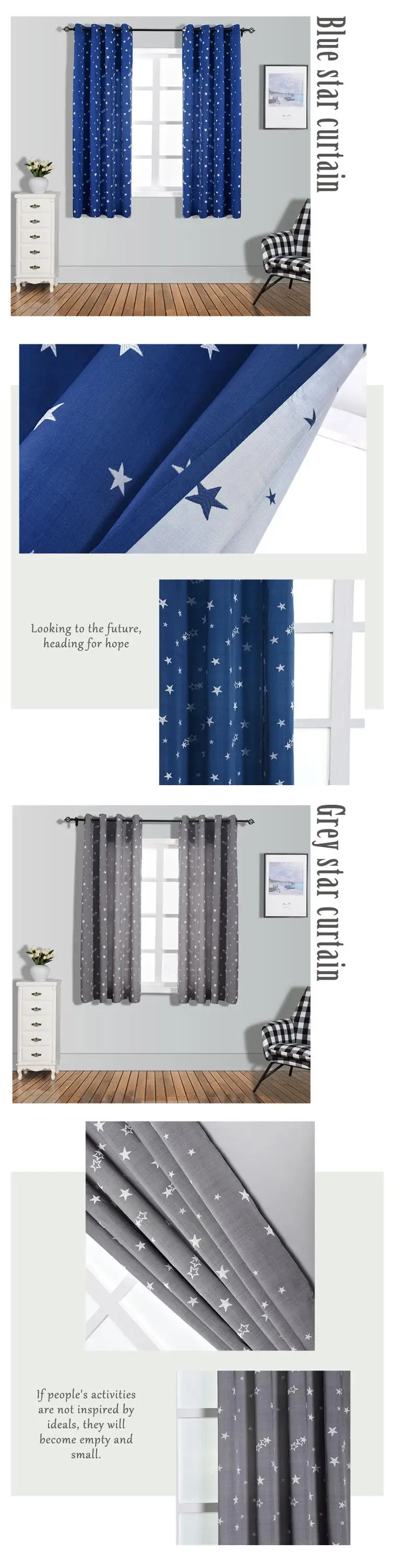 NAPEARL duanHome Christmas Decorations Kitchen Curtain Stars Style New Year Short Drapery Jacquard Cloth Panel Fabrics Free Shipping (2)