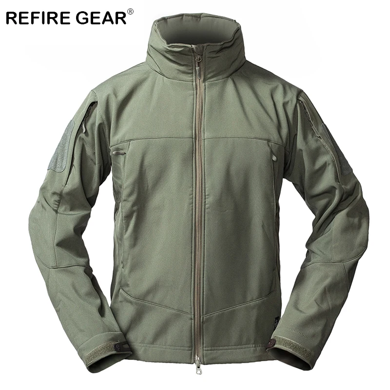 Куртка ReFire Gear мужская непромокаемая с капюшоном и защитой от ветра|Походные