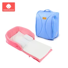 Переносная складная детская кроватка для младенцев, сумка для кровати, многофункциональная дорожная кроватка для новорожденных, сумки для мам, спальная корзина, сумка для подгузников, складная кровать