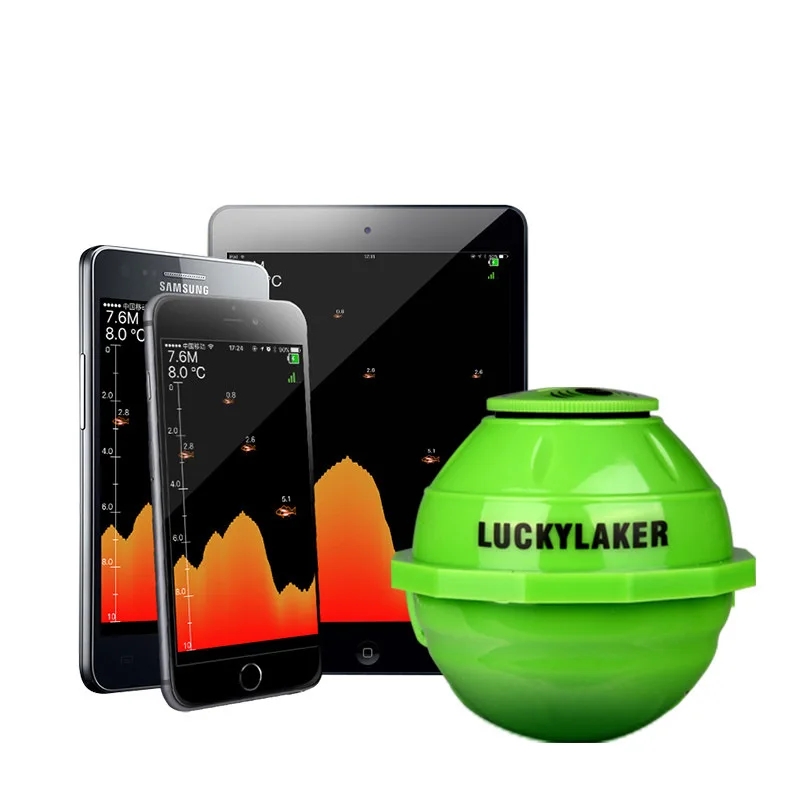 

Lucky WiFi Wireless Fish Finder 50M 12 Languages Sonar Fishfinder APP Android IOS Russian Fish Detect Finder sonar for fishing