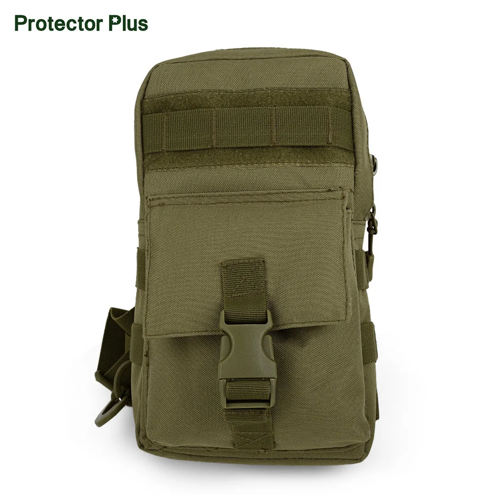 

Protector Plus Outdoor Multifunctional Military Chest Pack Bag for Hiking Camping Traveling