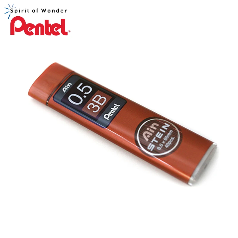 Pentel Pencil C275 свинцовый стержень Stein Enhanced Silica 0,5*60 мм 2 H, H, HB, B, 2B, 3B, 4B механический карандаш Пишущие принадлежности