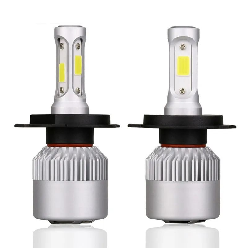 

2Pcs Car Accessories COB 72W 8000LM 6500K H7 Turbo Led Headlight H11 Canbus Led H4 Auto H1 H3 H13 H27 880 9005 9006 9007 5202